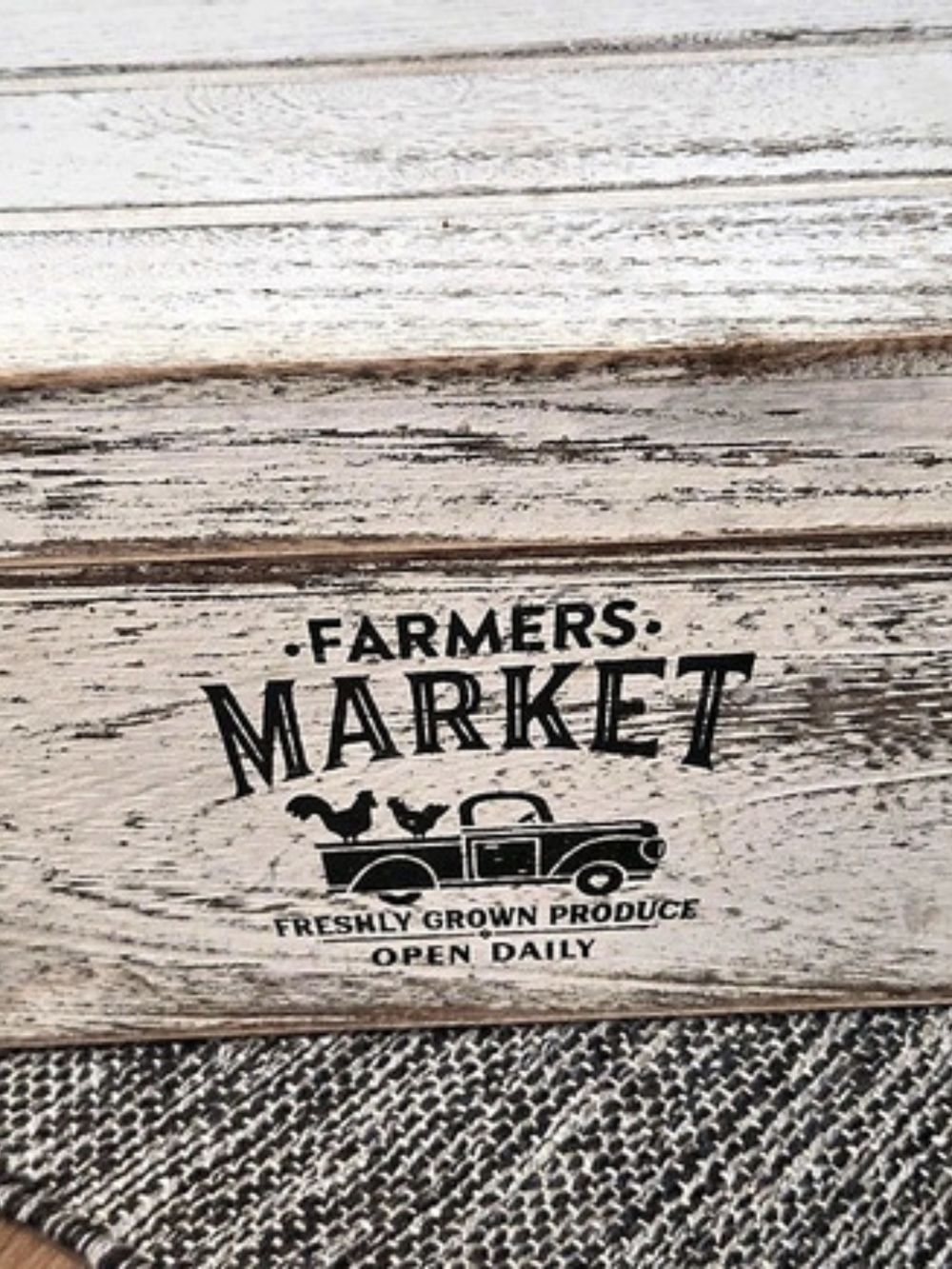 Farmhouse Wooden Storage Box
